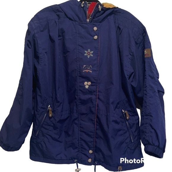 Obermeyer Vintage Rosi Snow Jacket Women Blue - Picture 3 of 14